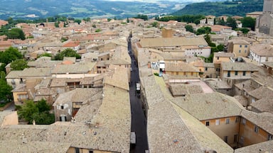 Torre del Moro che include città e architettura d\'epoca