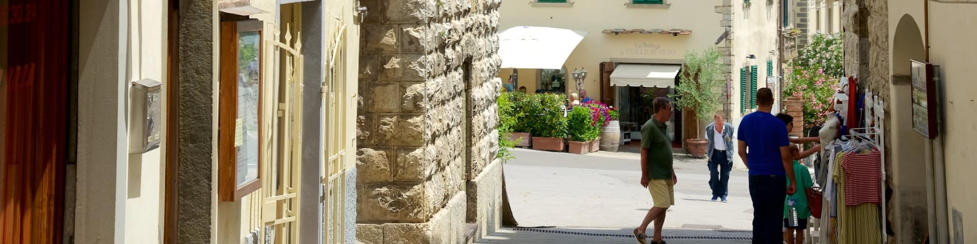 Radda in Chianti showing heritage architecture