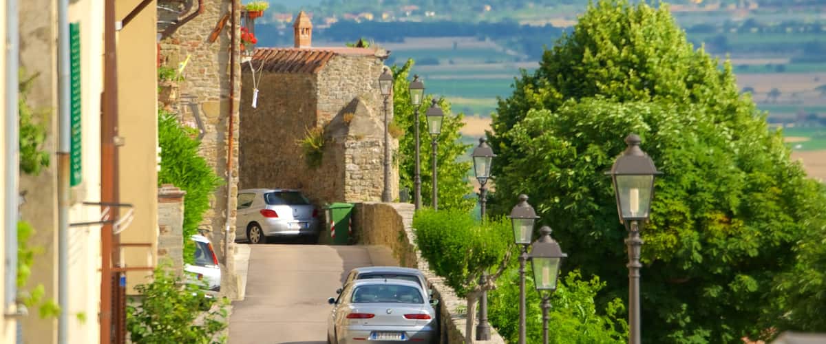 Cortona featuring heritage architecture