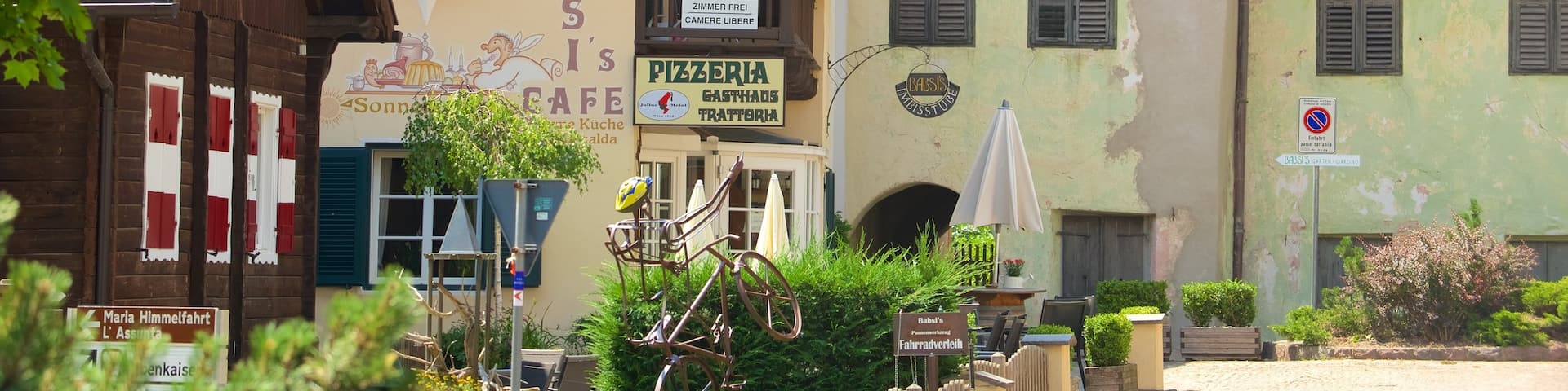 Oberbozen das einen Beschilderung