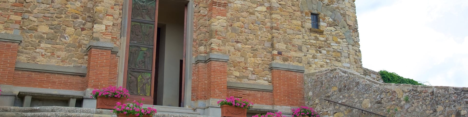 Panzano in Chianti welches beinhaltet historische Architektur