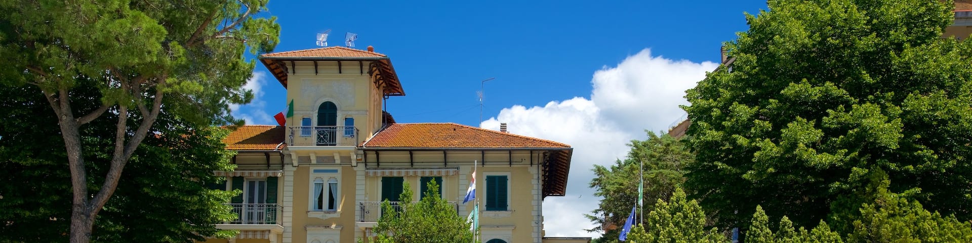 Passignano sul Trasimeno showing a house and a small town or village