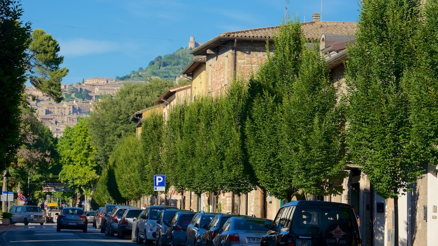 Santa Maria degli Angeli mostrando strade e piccola città o villaggio