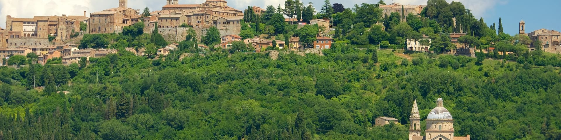 Montepulciano qui includes panoramas, patrimoine architectural et ville