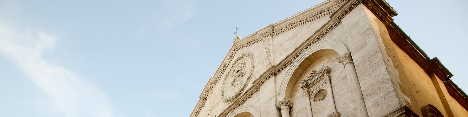 Cathedral of Pienza which includes heritage architecture