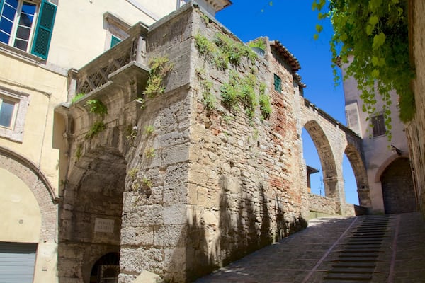 Porta Marzia showing heritage architecture