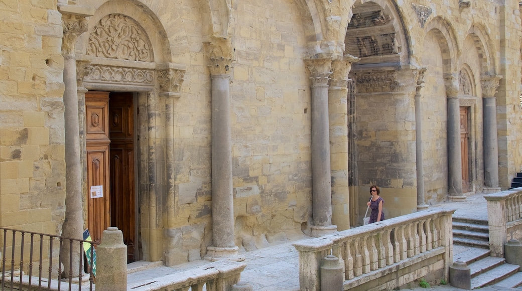 Church of Santa Maria della Pieve which includes a church or cathedral, heritage architecture and religious elements