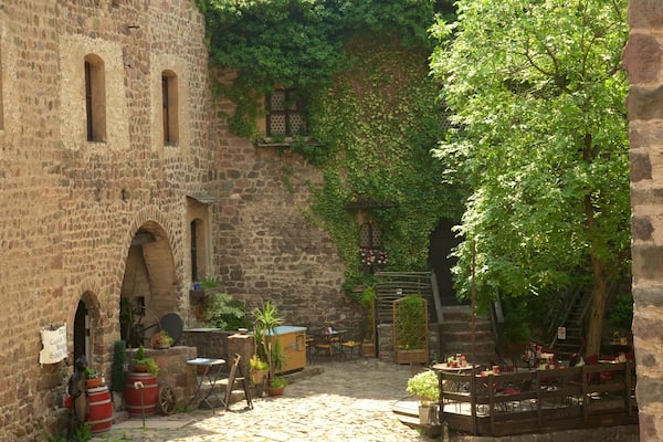 Schloss Runkelstein mit einem Palast oder Schloss