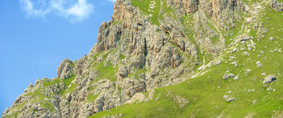 Trentino which includes mountains