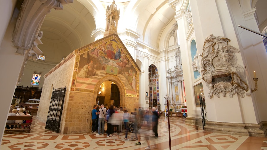 Santa Maria degli Angeli showing a church or cathedral, heritage architecture and interior views