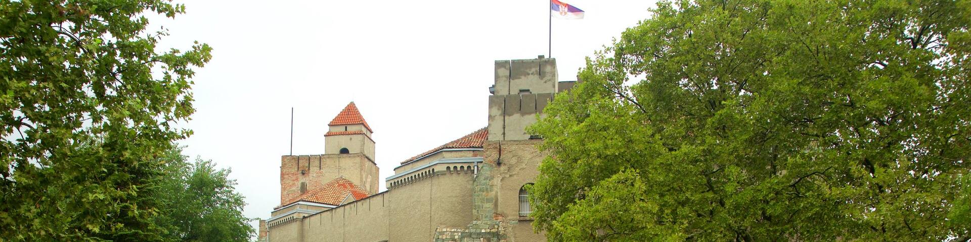 Kalemegdan Park featuring chateau or palace and a garden