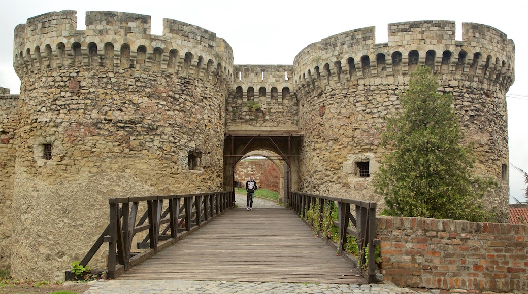 Kalemegdan Citadel featuring a bridge and heritage elements