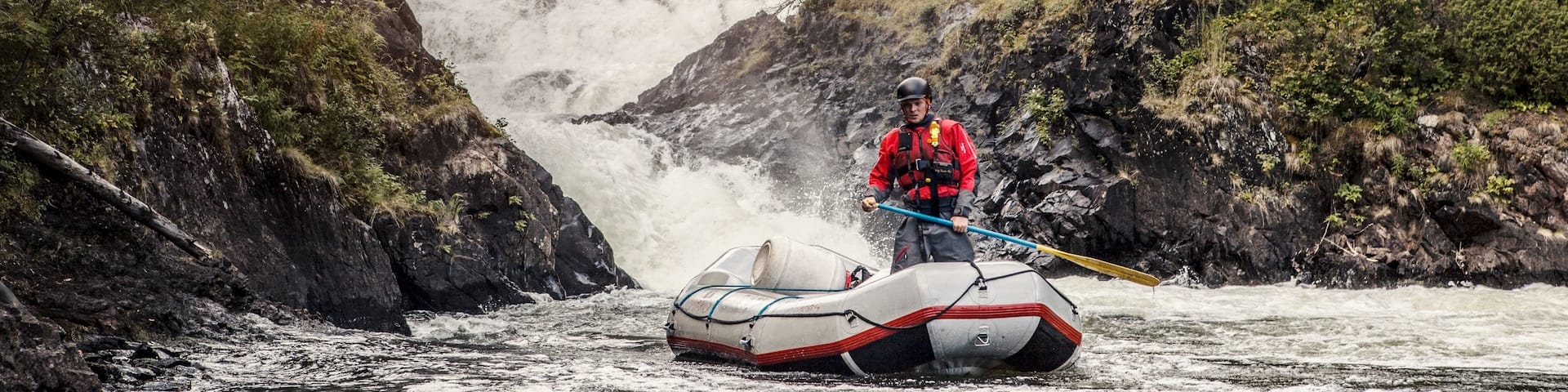 Ruka Ski Area which includes forests, rafting and rapids