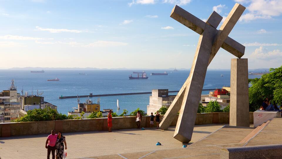 Salvador featuring general coastal views, boating and landscape views