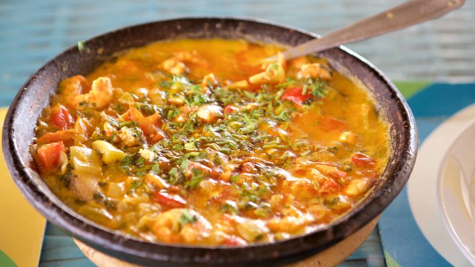 Salvador featuring food