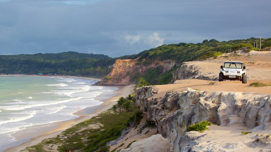 Pipa featuring vehicle touring and a sandy beach