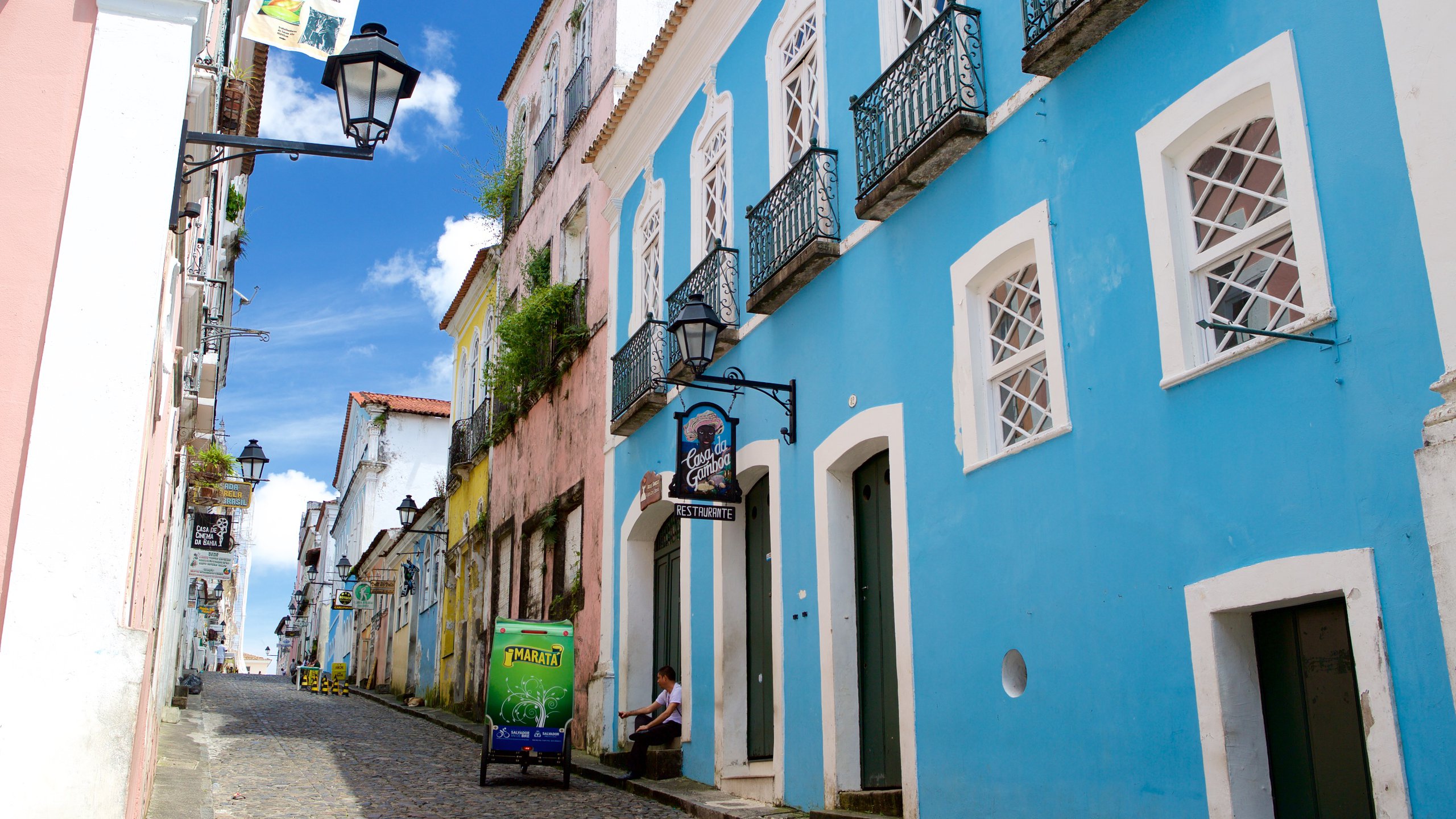 Band at Salvador carnival in Pelourinho, Bahia, Brazil, South