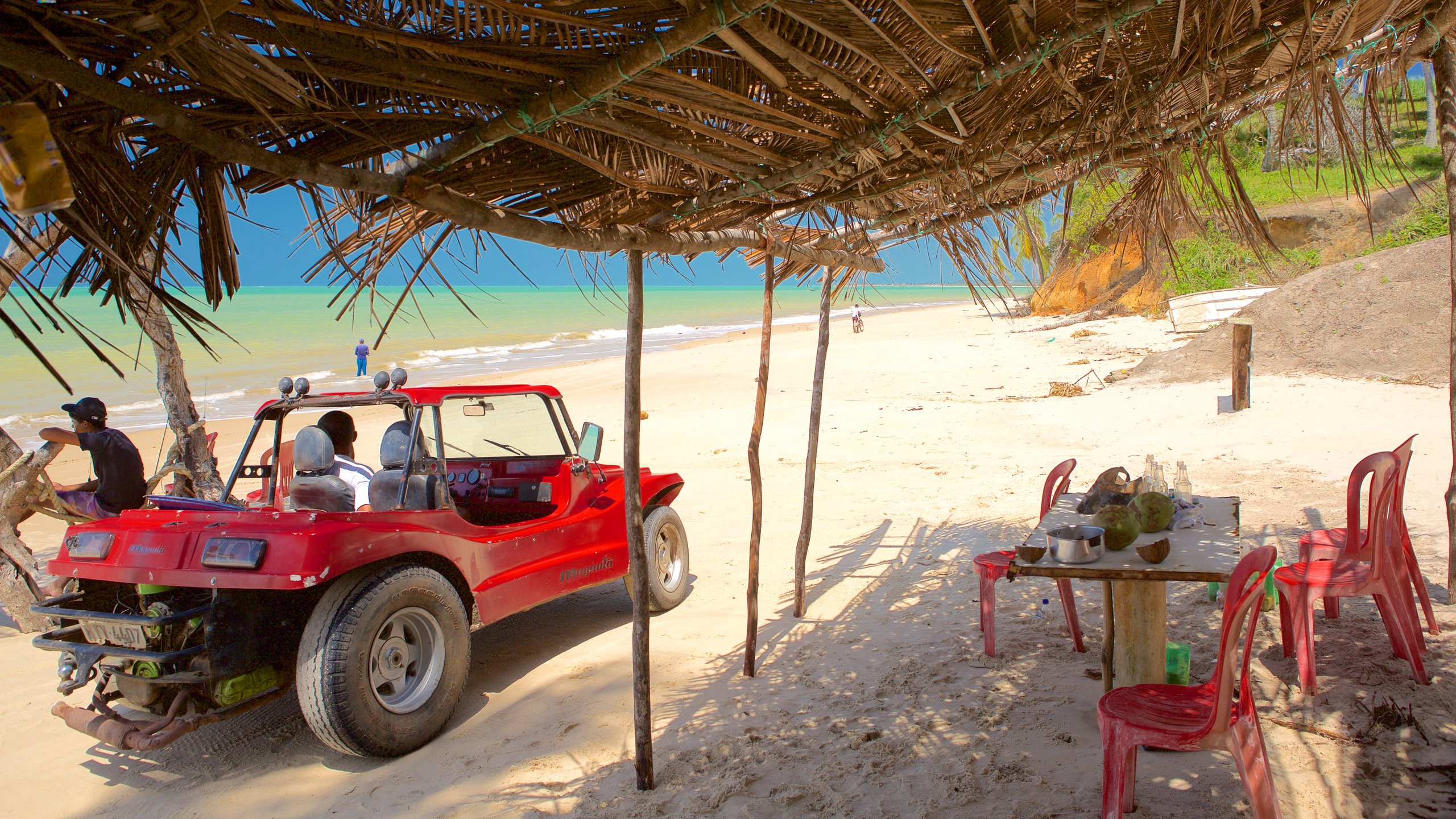 Maceió which includes a beach, 4 wheel driving and general coastal views