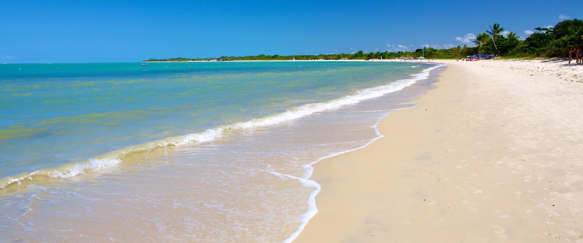 Muta Beach showing a beach and general coastal views