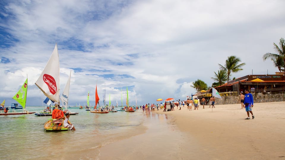 Porto de Galinhas featuring rafting, general coastal views and sailing