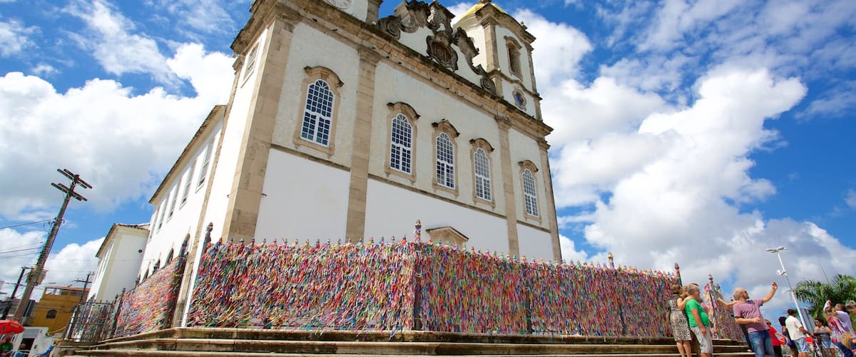 Church of Nosso Senhor do Bonfim which includes a church or cathedral and religious elements