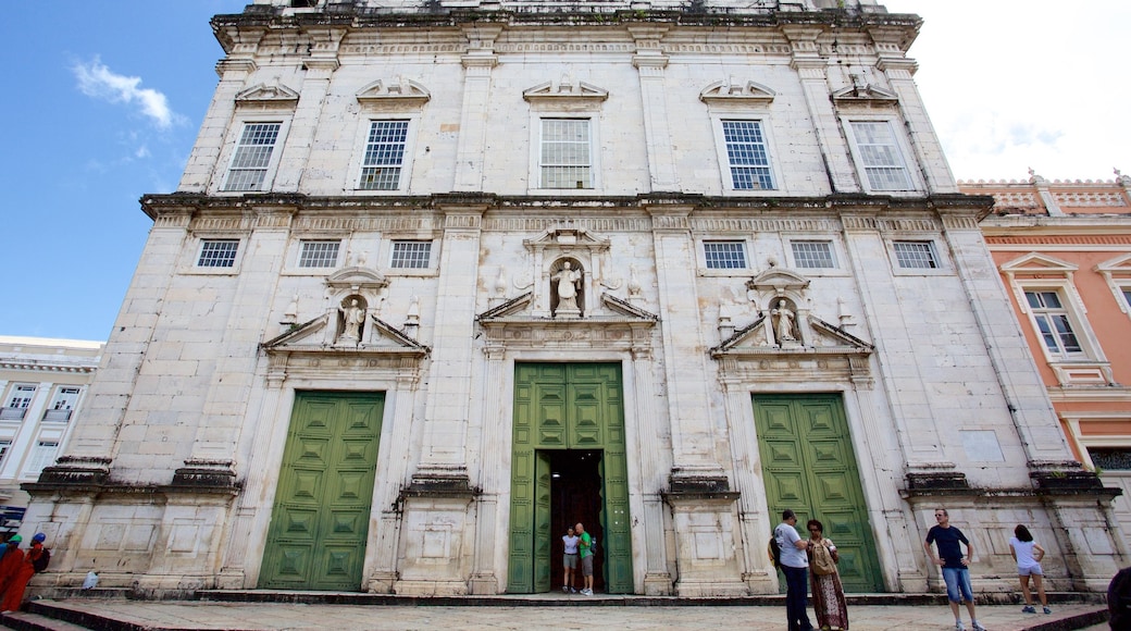 Cathedral of Salvador featuring a church or cathedral, religious elements and heritage elements