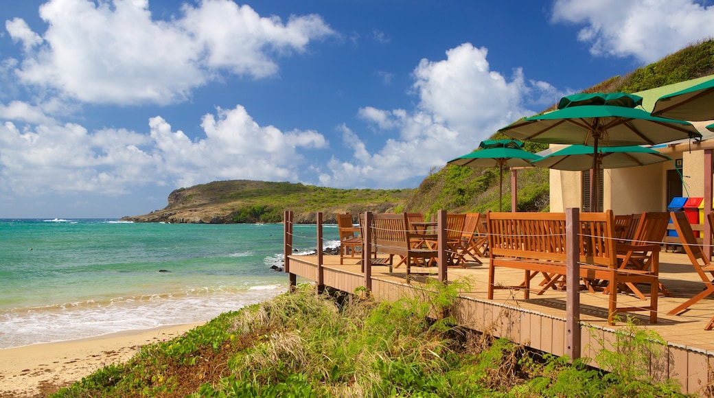 Playa Sueste ofreciendo una playa de arena y vistas generales de la costa