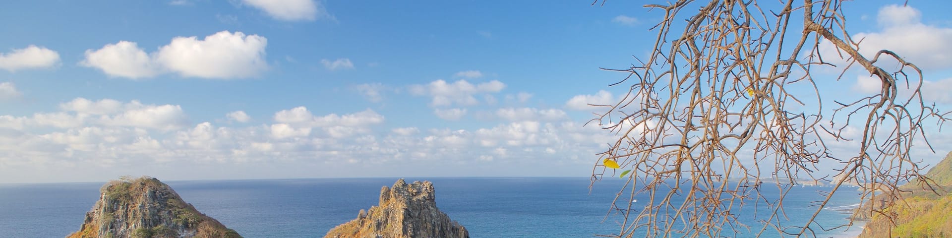 Porcos Bay showing general coastal views, island images and rugged coastline