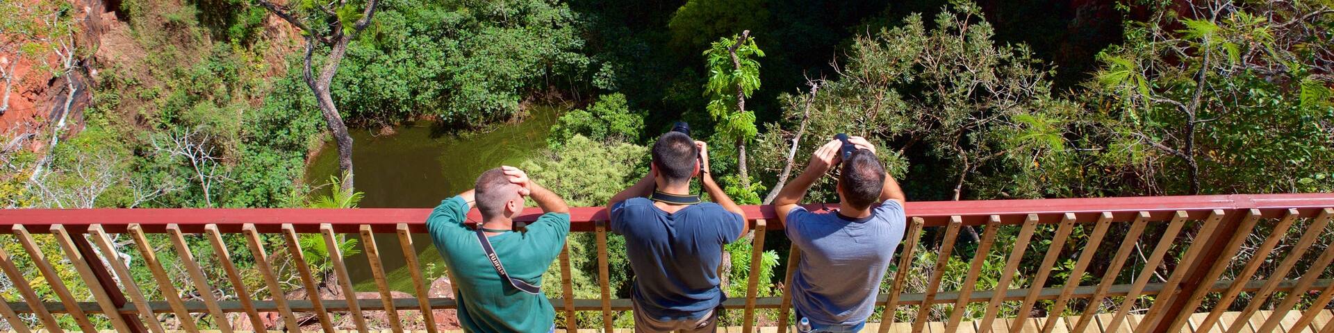 Bonito featuring views and a lake or waterhole as well as a small group of people