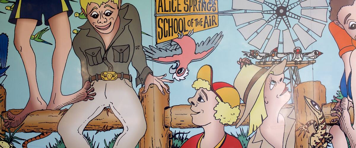 School of the Air featuring signage