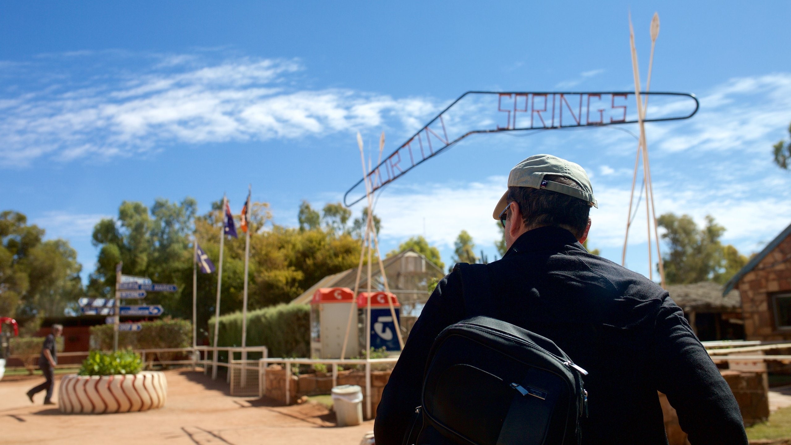 Red Centre which includes signage and tranquil scenes as well as an individual male