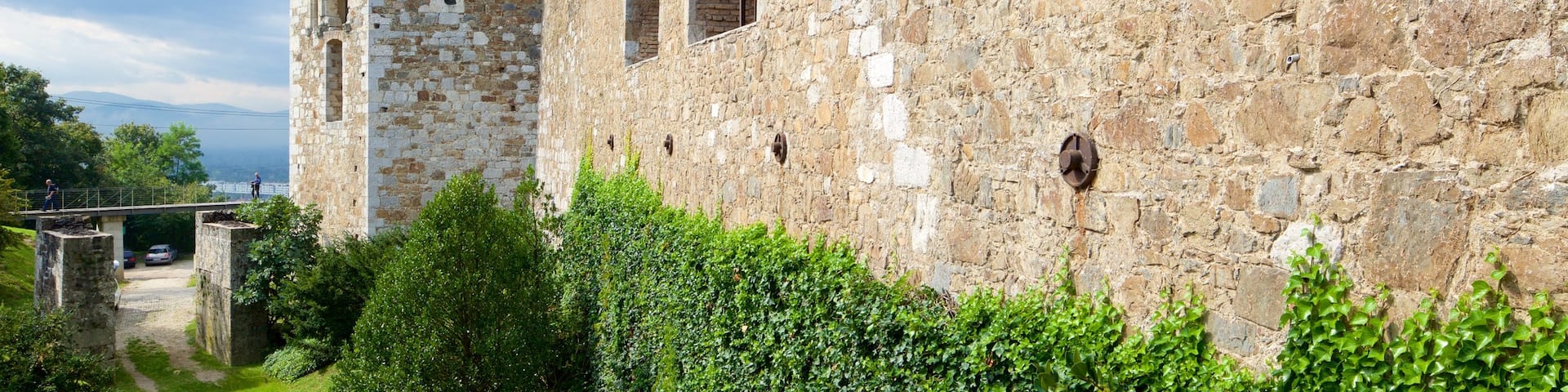 Ljubljana Castle showing heritage architecture