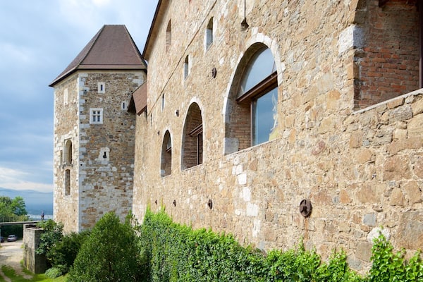 Ljubljana Castle showing heritage architecture
