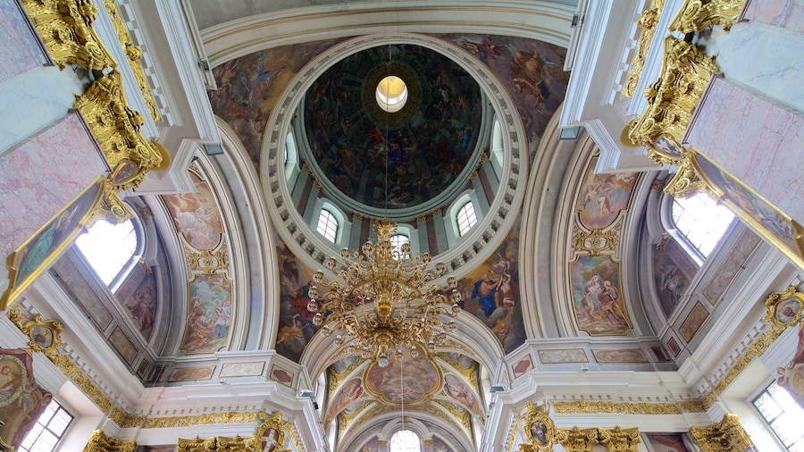 St. Nicholas Cathedral which includes interior views and art