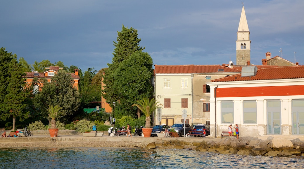 Lighthouse Park showing general coastal views and a coastal town