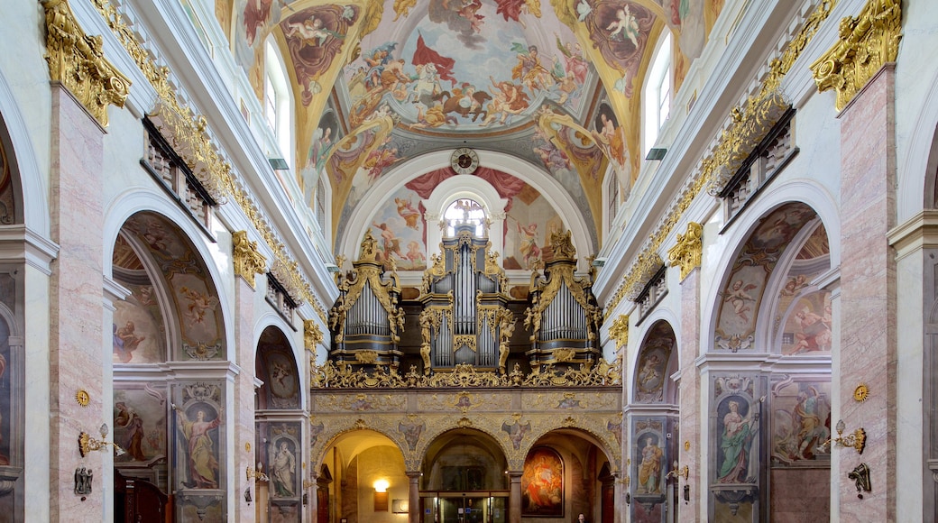 St. Nicholas Cathedral featuring interior views, religious elements and a church or cathedral