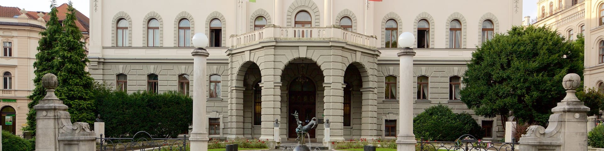 University of Ljubljana mit einem historische Architektur