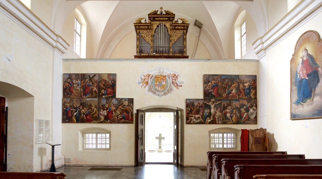 Church of Sv Marika Bozja mettant en vedette éléments religieux, église ou cathédrale et vues intérieures