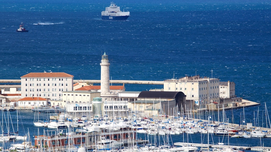 Trieste featuring sailing, boating and a marina