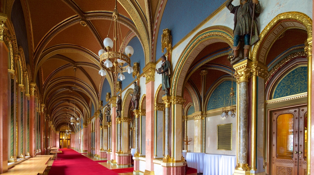 Parliament Building which includes interior views and an administrative buidling