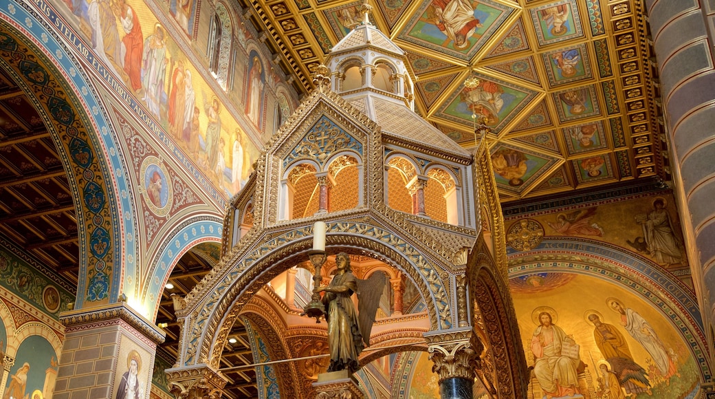 Pecs Cathedral bevat kunst, een kerk of kathedraal en interieur