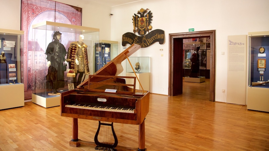 Sopron featuring interior views