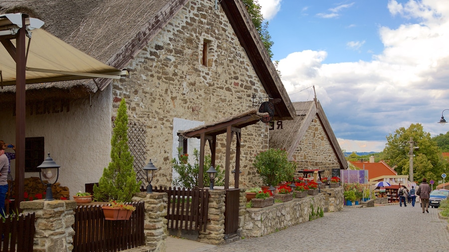 Tihany showing heritage elements, a house and street scenes