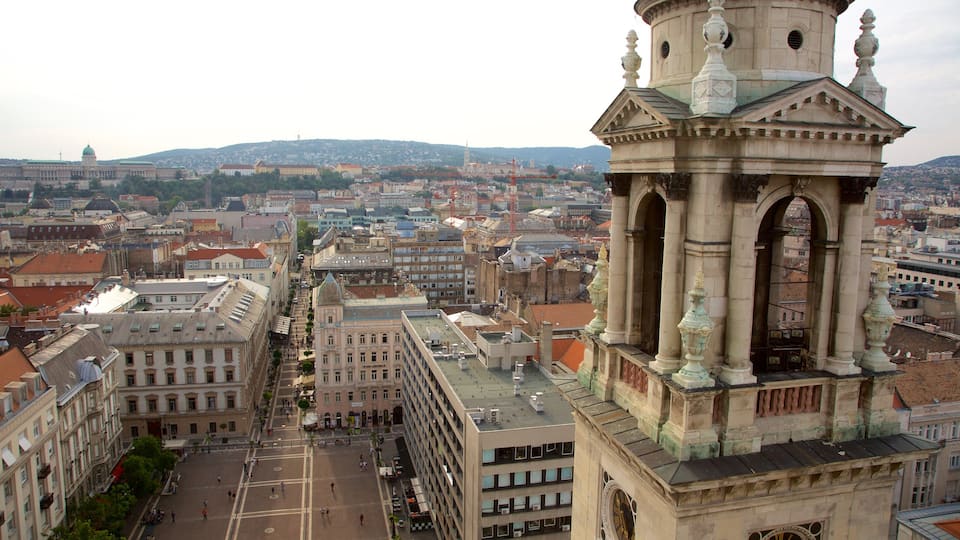 St. Stephen\'s Basilica featuring heritage architecture, a church or cathedral and a city