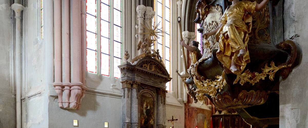 Goat Church which includes a church or cathedral, interior views and religious aspects