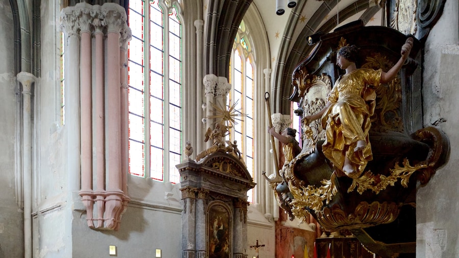 Goat Church featuring a church or cathedral, religious elements and interior views