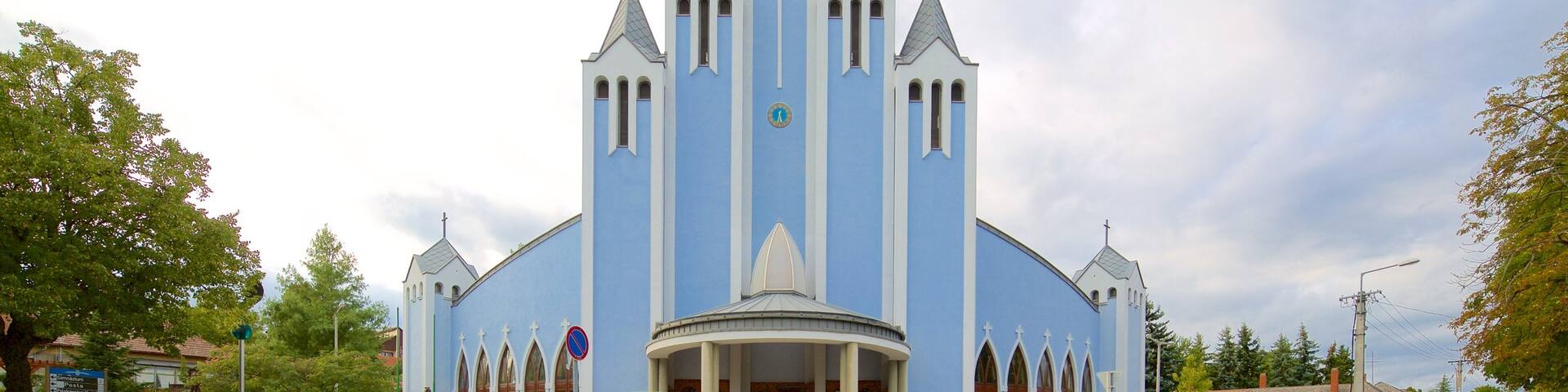 Roman Catholic Church of the Holy Spirit featuring religious aspects, a church or cathedral and heritage architecture