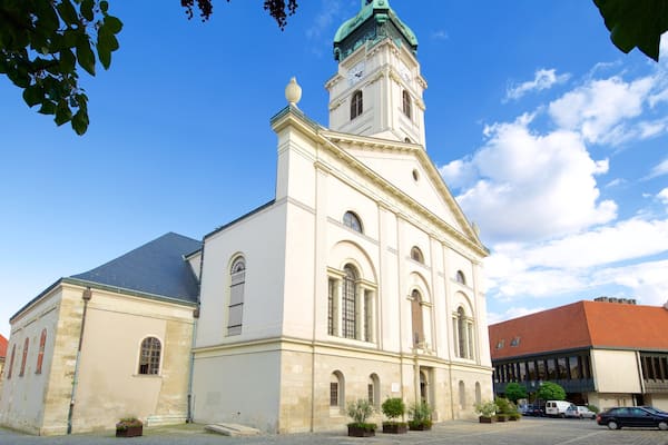 Gyor which includes a church or cathedral and heritage architecture