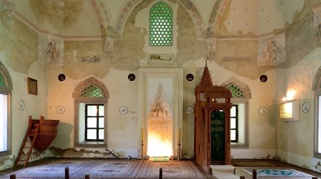 Pecs showing a mosque, heritage elements and interior views