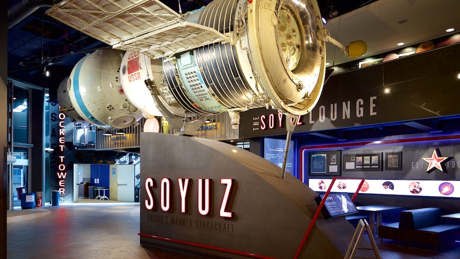 National Space Centre inclusief bewegwijzering en interieur